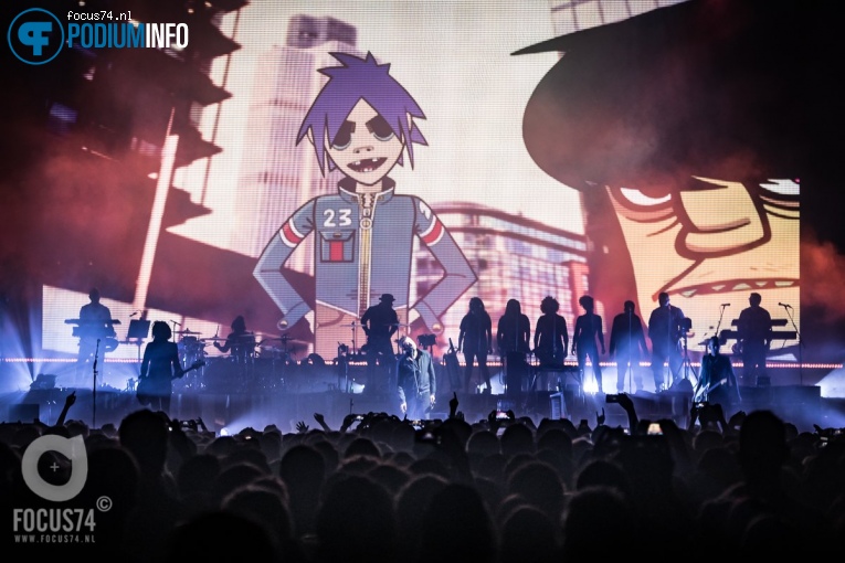 Gorillaz op Gorillaz - 21/11 - Ziggo Dome foto