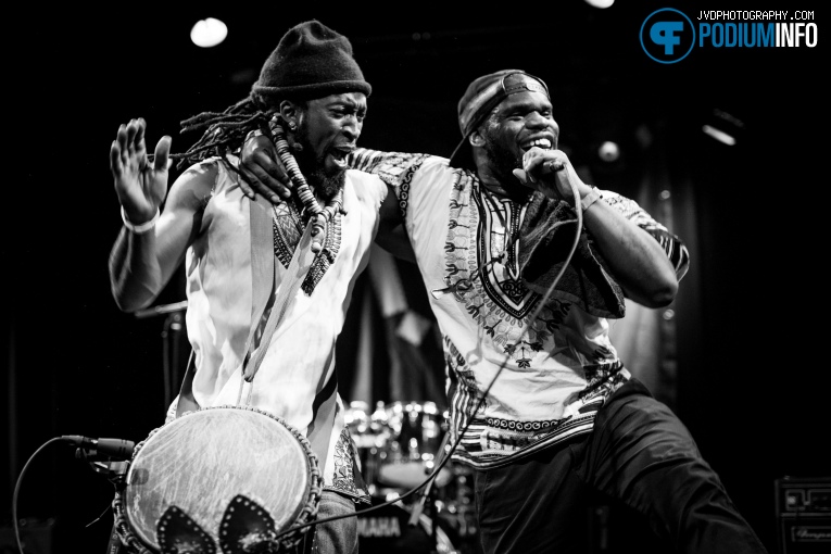 Jermain Bridgewater op Popronde Amsterdam - 25/11 - Q-factory foto