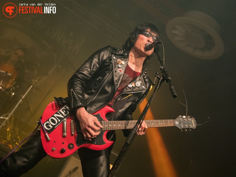 Guitar Wolf op Faster and Louder 2018 foto