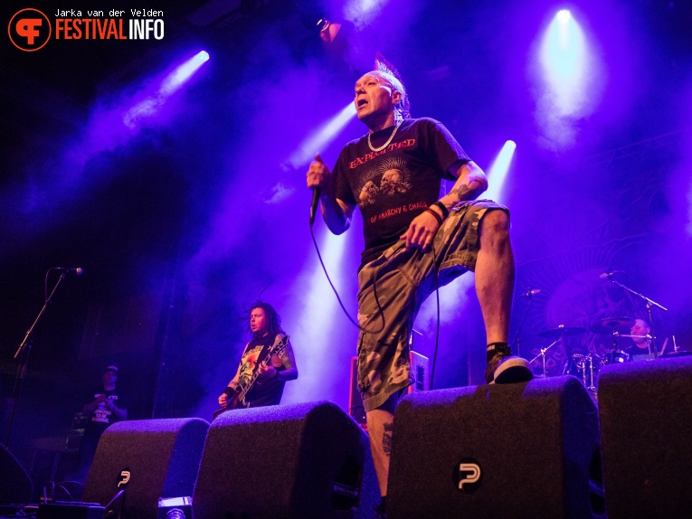 The Exploited op Faster and Louder 2018 foto