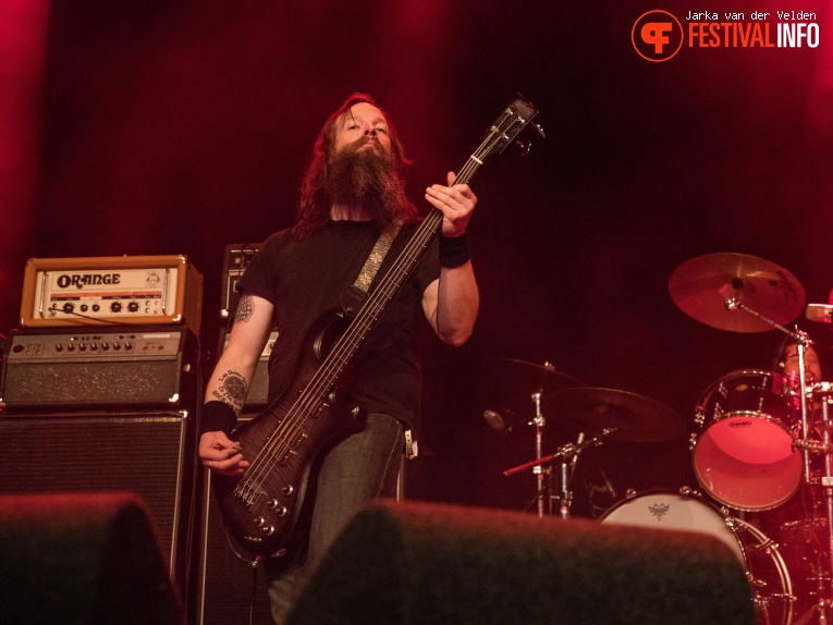 High On Fire op Faster and Louder 2018 foto