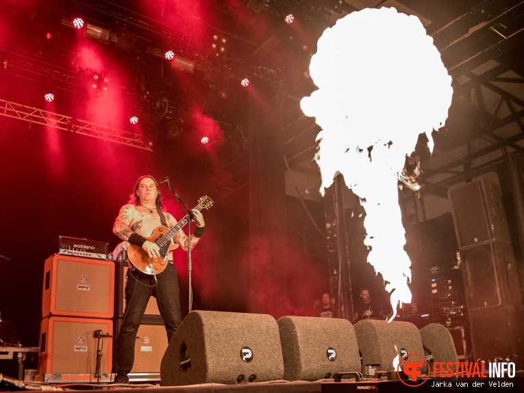 High On Fire op Faster and Louder 2018 foto