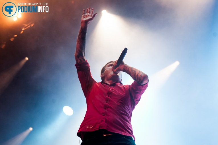 Heaven Shall Burn op Heaven Shall Burn - 20/3 - TivoliVredenburg foto