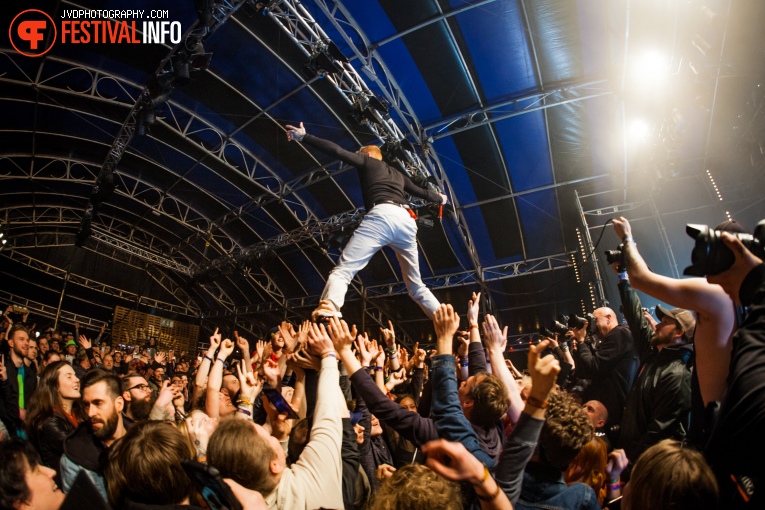 Frank Carter & The Rattlesnakes op Paaspop Schijndel 2018 - Zondag foto