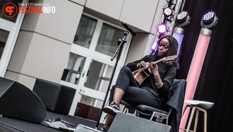 Ilona Bolou op MusikMesse Frankfurt 2018 foto