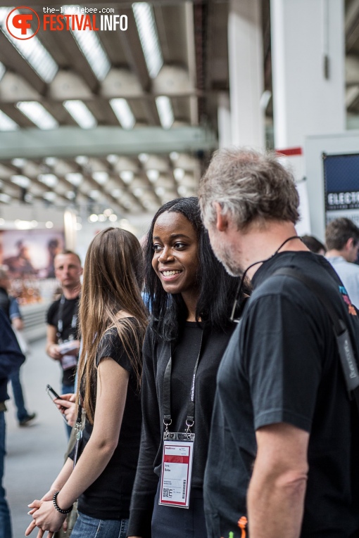 Ilona Bolou op MusikMesse Frankfurt 2018 foto