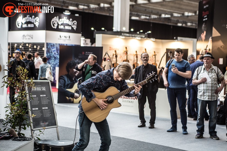 Janek Pentz op MusikMesse Frankfurt 2018 foto