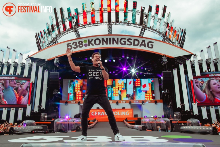 Gerard Joling op 538 Koningsdag 2018 foto