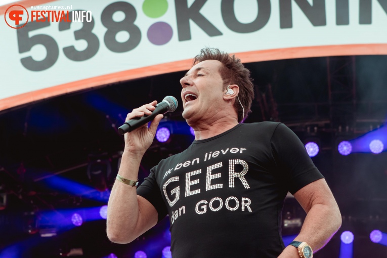 Gerard Joling op 538 Koningsdag 2018 foto