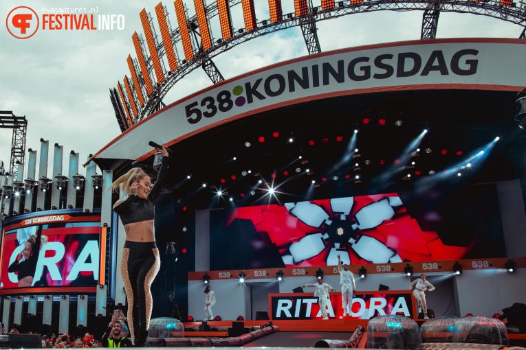 Rita Ora op 538 Koningsdag 2018 foto