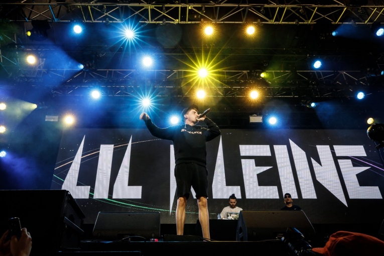 Lil Kleine op Dauwpop 2018 foto