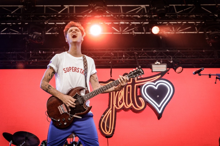 Jett Rebel op Dauwpop 2018 foto