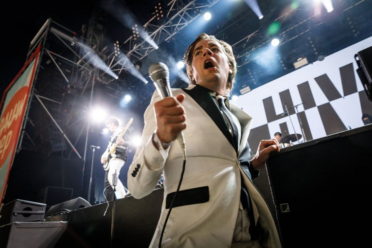 The Hives op Dauwpop 2018 foto