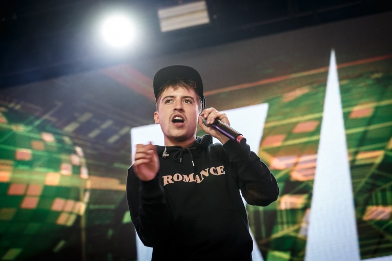 Lil Kleine op Dauwpop 2018 foto