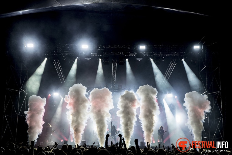 Kreator op Fortarock Vrijdag 2018 foto