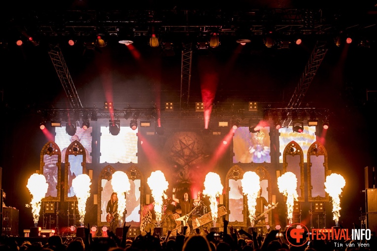 Kreator op Fortarock Vrijdag 2018 foto