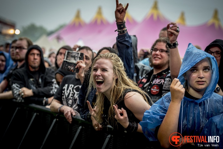 Arch Enemy op Fortarock Vrijdag 2018 foto