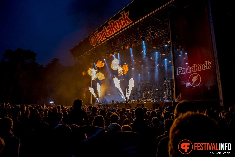 Parkway Drive op Fortarock Vrijdag 2018 foto