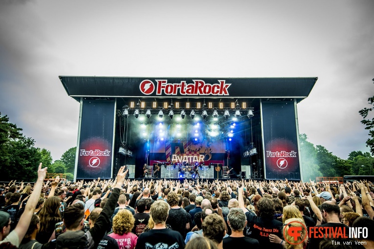 Avatar op FortaRock 2018 Zaterdag foto