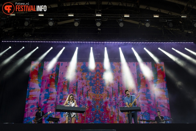 Oh Wonder op Pinkpop 2018 - vrijdag foto