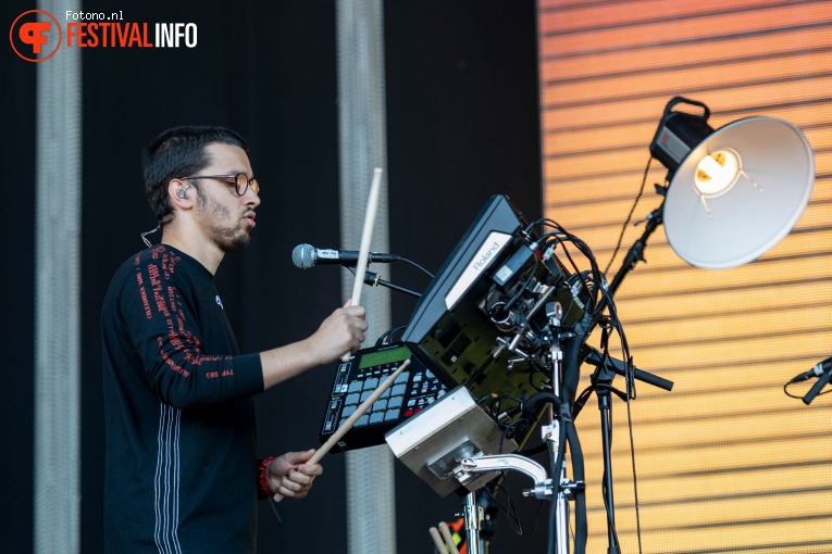 Sampha op Down The Rabbit Hole 2018 - Zaterdag foto