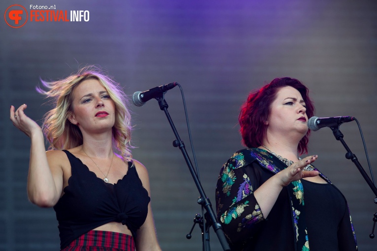 Hannah Williams & The Affirmations op Down The Rabbit Hole 2018 - Zaterdag foto