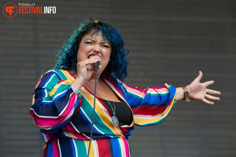 Foto Hannah Williams & The Affirmations op Down The Rabbit Hole 2018 - Zaterdag