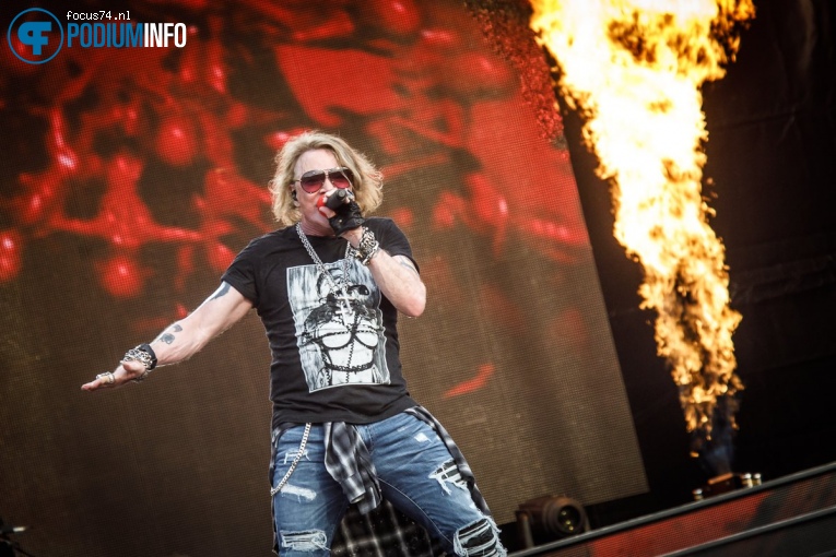 Guns N' Roses op Guns N' Roses - 04/07 - Goffert Park foto