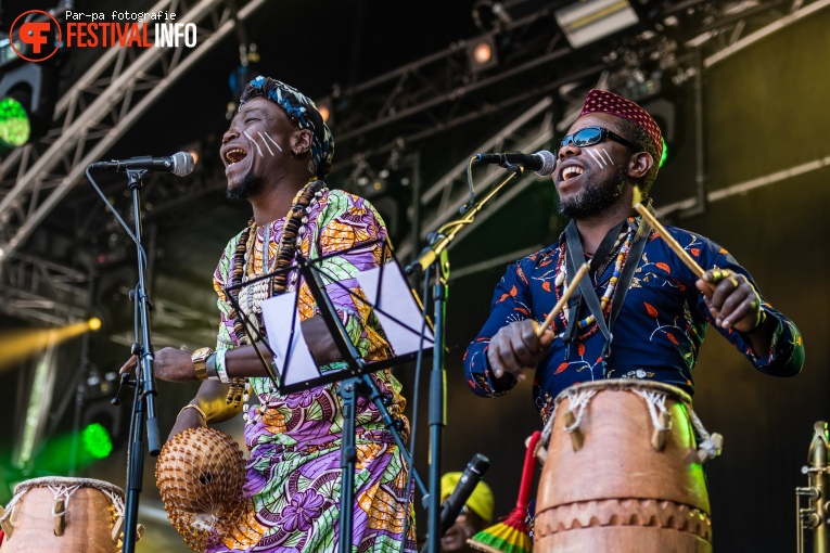 Togo All Stars op Werfpop 2018 foto