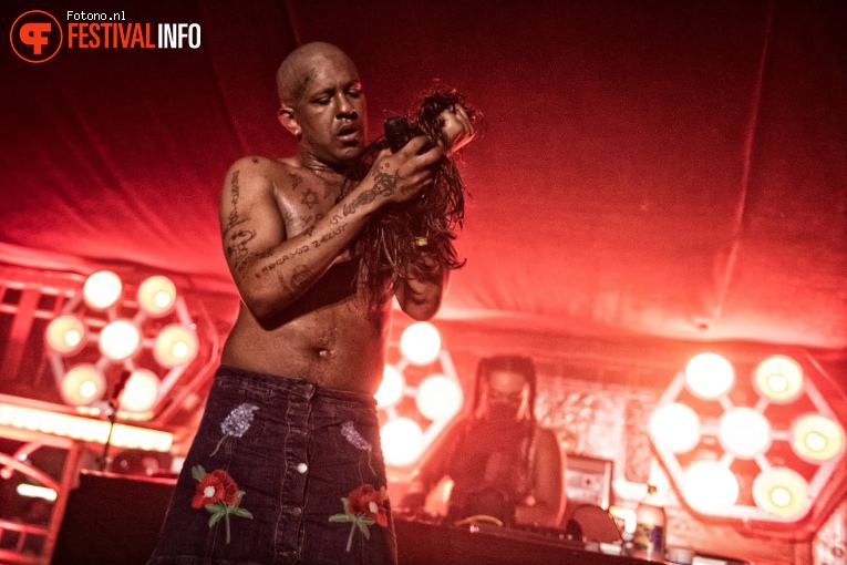 Mykki Blanco op Welcome To The Village 2018 - Vrijdag foto