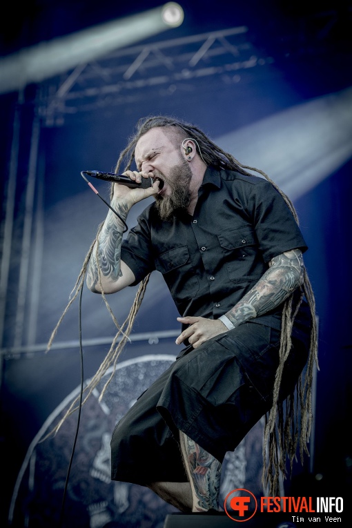 Decapitated op Into The Grave 2018 Vrijdag foto