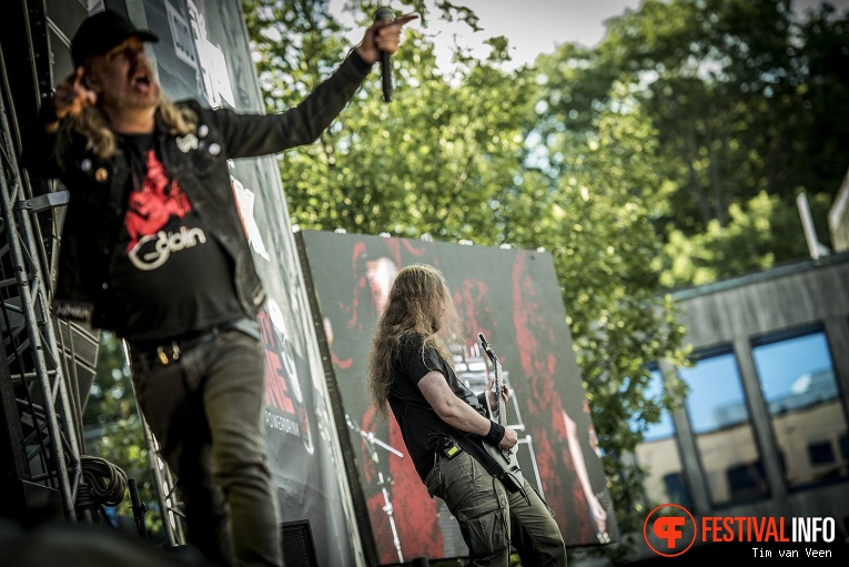 At The Gates op Into The Grave 2018, Zaterdag foto