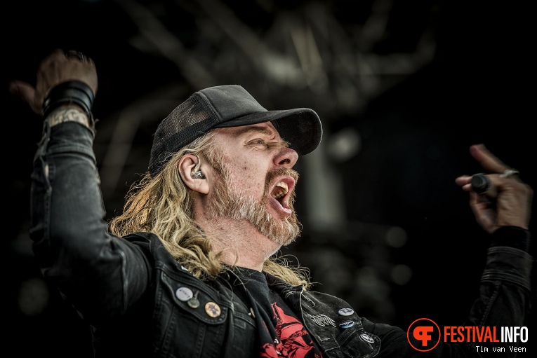 At The Gates op Into The Grave 2018, Zaterdag foto