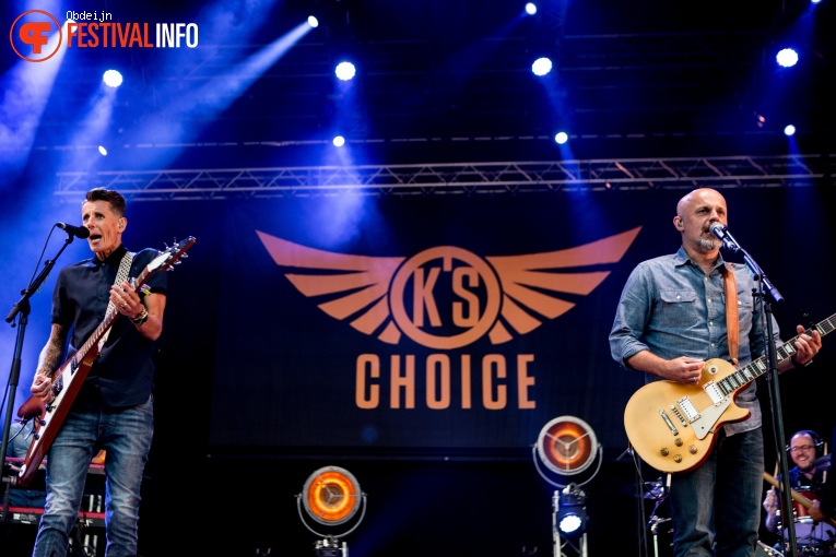 K's Choice op Huntenpop 2018 foto
