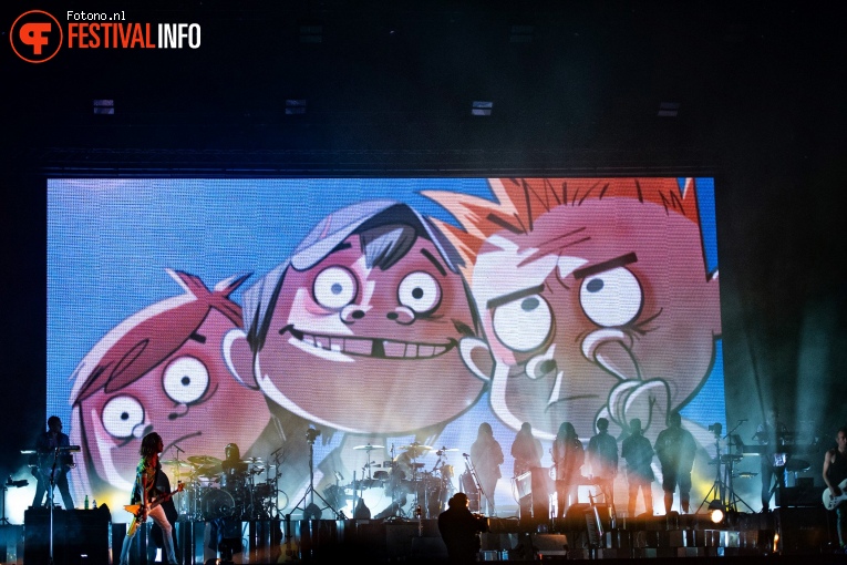 Gorillaz op Lowlands 2018 - Vrijdag foto