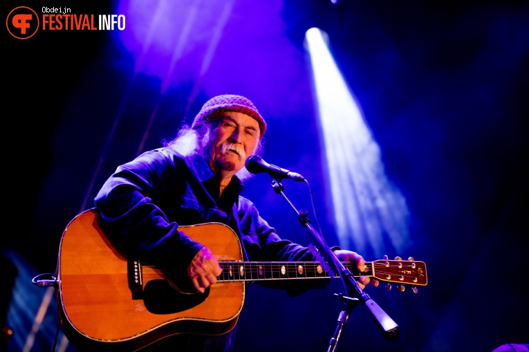 David Crosby op Once in a blue moon festival 2018 foto