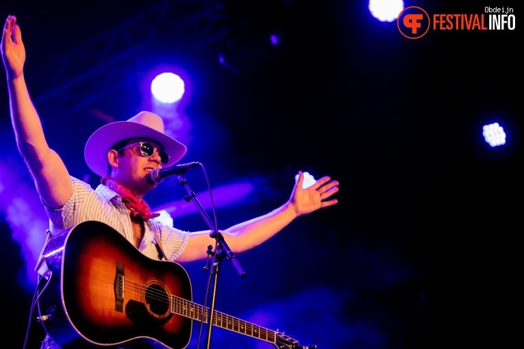 Sam Outlaw op Once in a blue moon festival 2018 foto