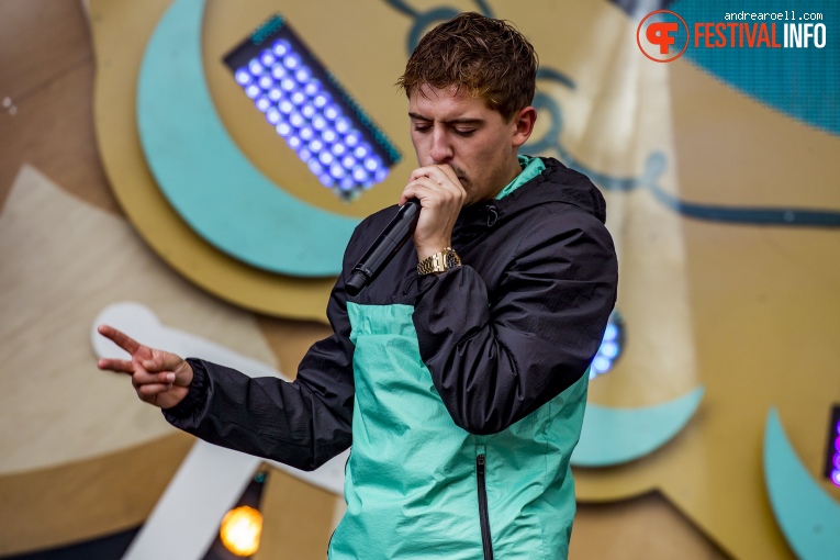 Lil Kleine op Strandfestival ZAND 2018 foto