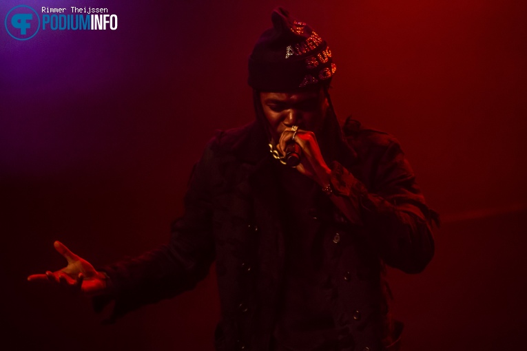 Kirk Knight op Flatbush Zombies - 24/10 - Melkweg foto