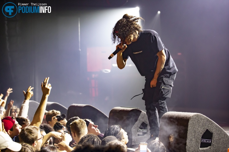 Nyck Caution op Flatbush Zombies - 24/10 - Melkweg foto