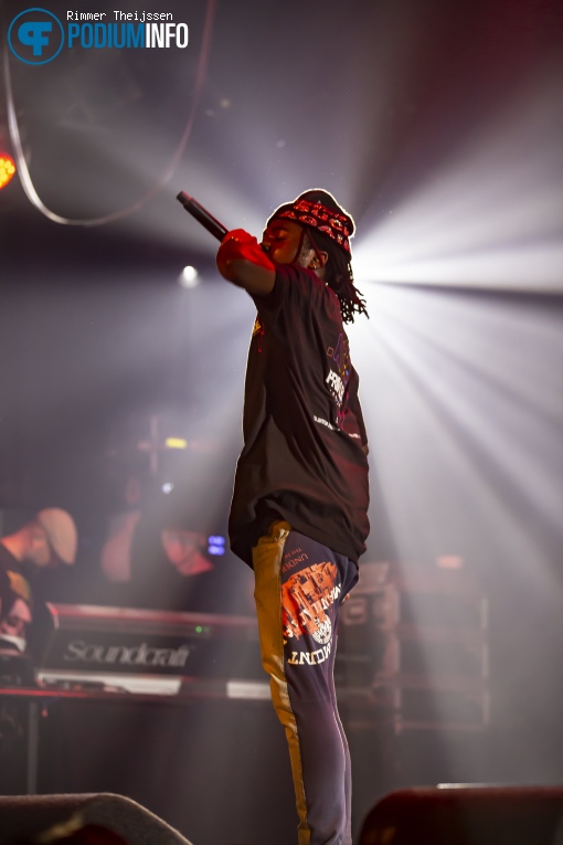 Kirk Knight op Flatbush Zombies - 24/10 - Melkweg foto