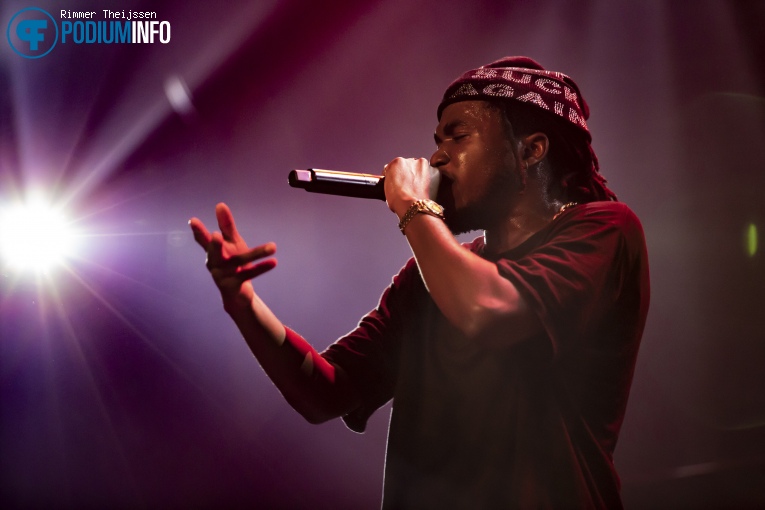 Kirk Knight op Flatbush Zombies - 24/10 - Melkweg foto