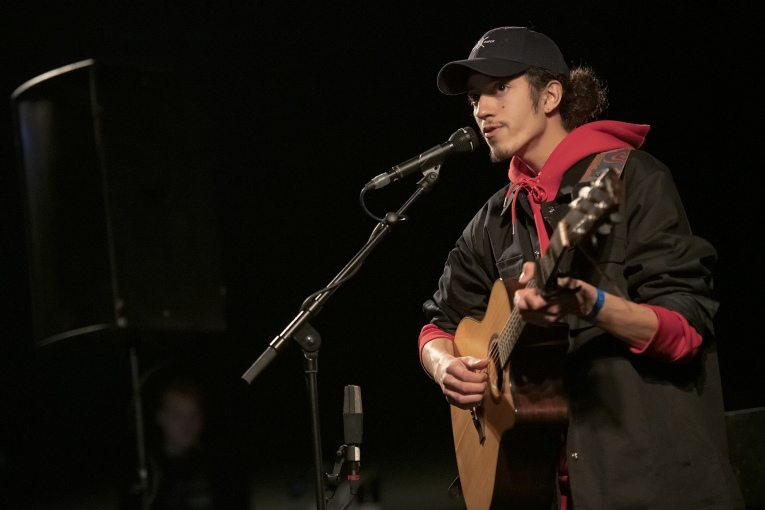 John Lewis Cabot op Popronde Eindfeest 2018 - 24/11 - Melkweg foto