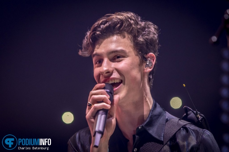 Shawn Mendes op Shawn Mendes - 07/03 - Ziggo Dome foto