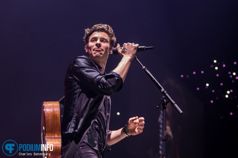 Shawn Mendes op Shawn Mendes - 07/03 - Ziggo Dome foto