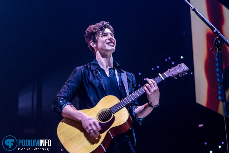 Shawn Mendes op Shawn Mendes - 07/03 - Ziggo Dome foto