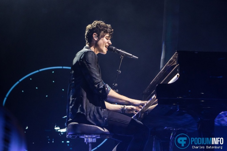 Shawn Mendes op Shawn Mendes - 07/03 - Ziggo Dome foto