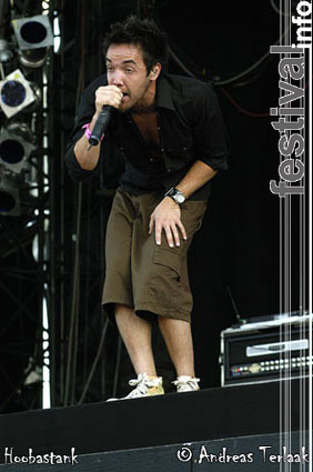 Hoobastank op Pinkpop 2004 za/zo foto