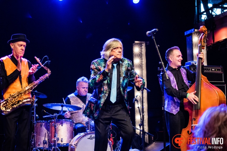 Foto Mike Vernon op Rhythm & Blues Night 2019
