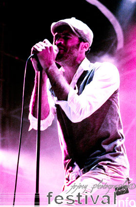 Alain Clark op Bevrijdingspop Haarlem 2008 foto
